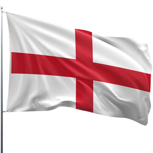 England Flag: St George Cross, 5ft x 3ft Polyester with Eyelets