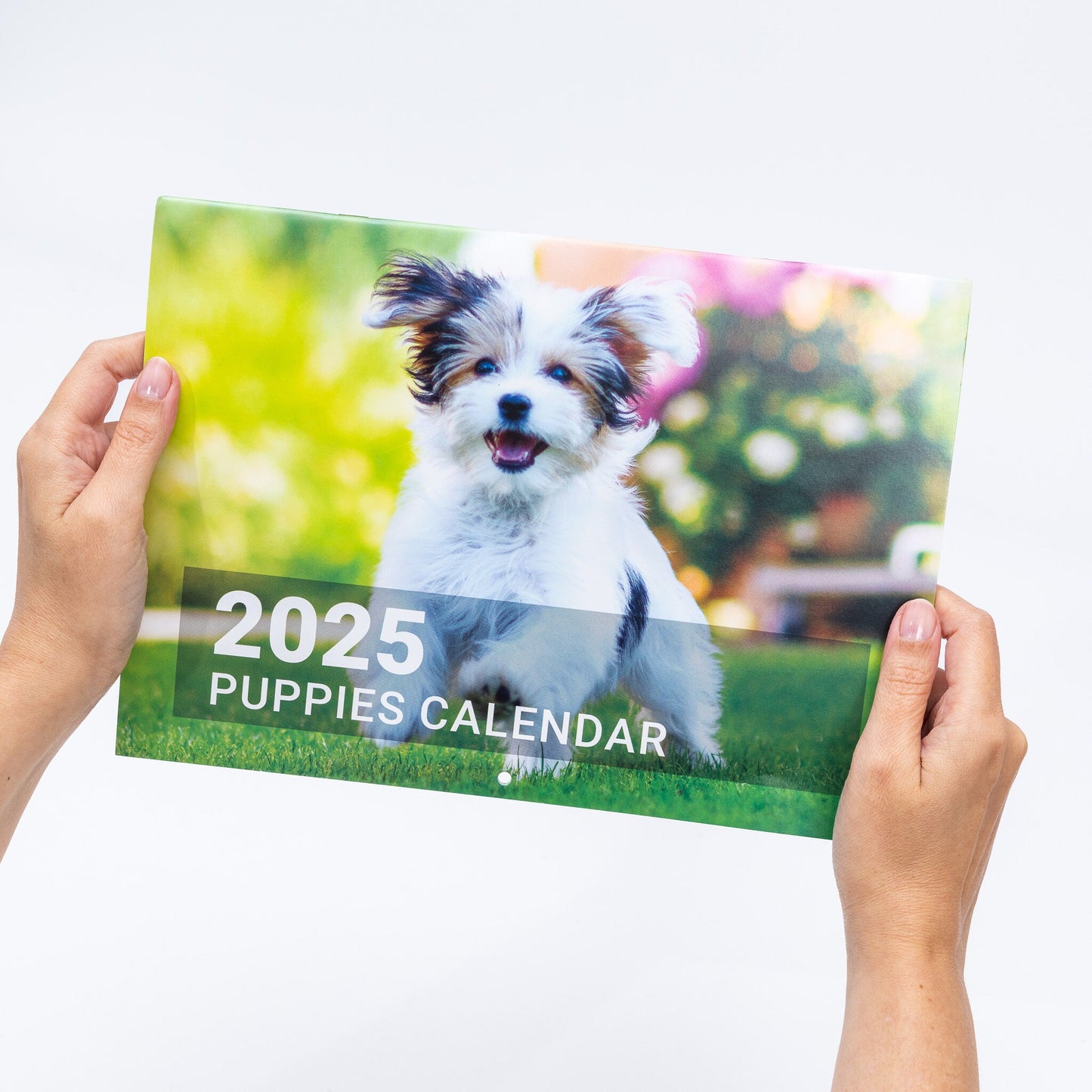 2025 Calendar Puppies Cute Wall Monthly Planner Family Home Organiser 12 Months