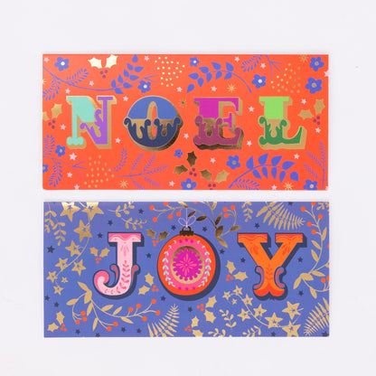 Slim Photo Christmas Cards – Noel & Joy – Box of 16 – image 3