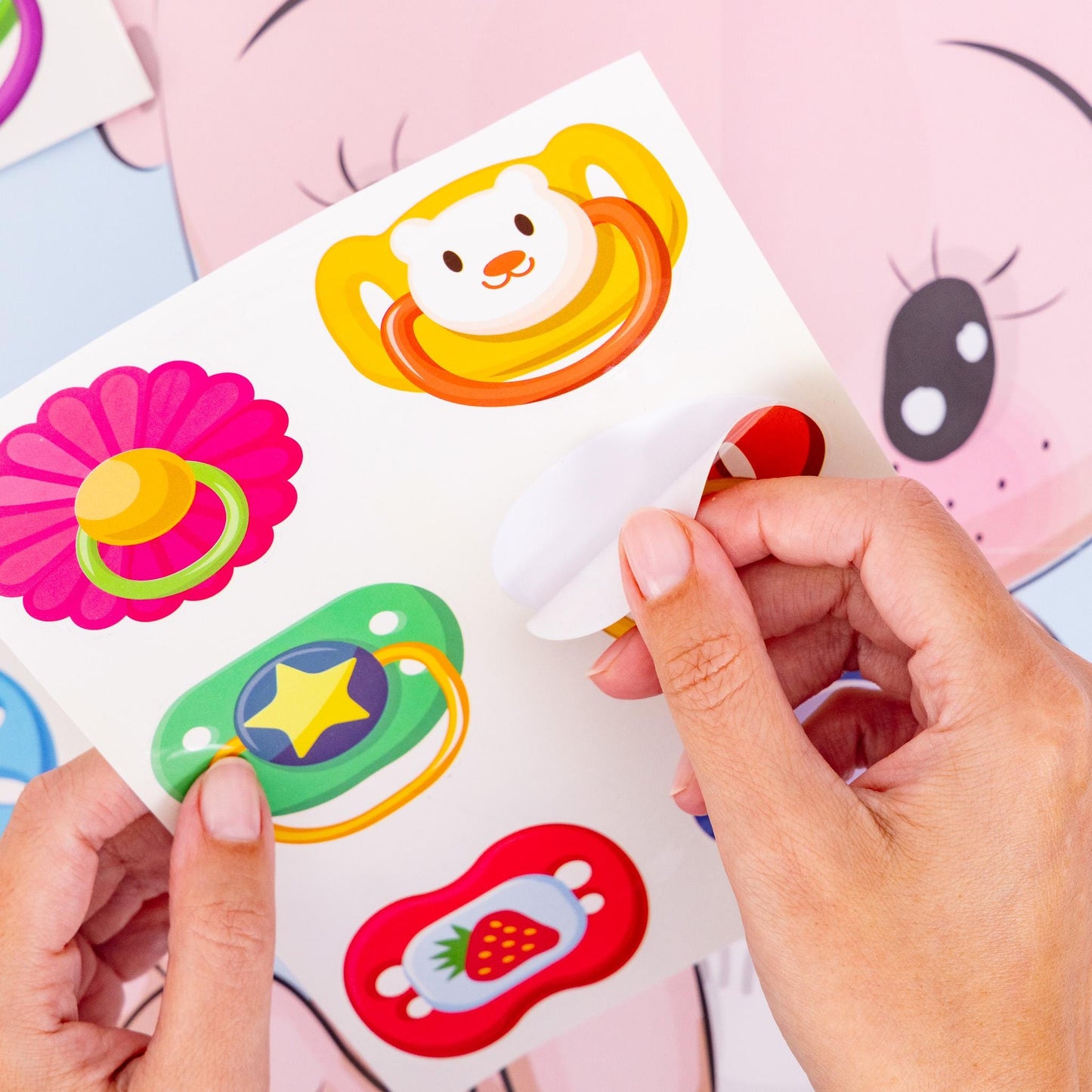 Pin the Dummy Baby Shower Game: Baby Boy Party