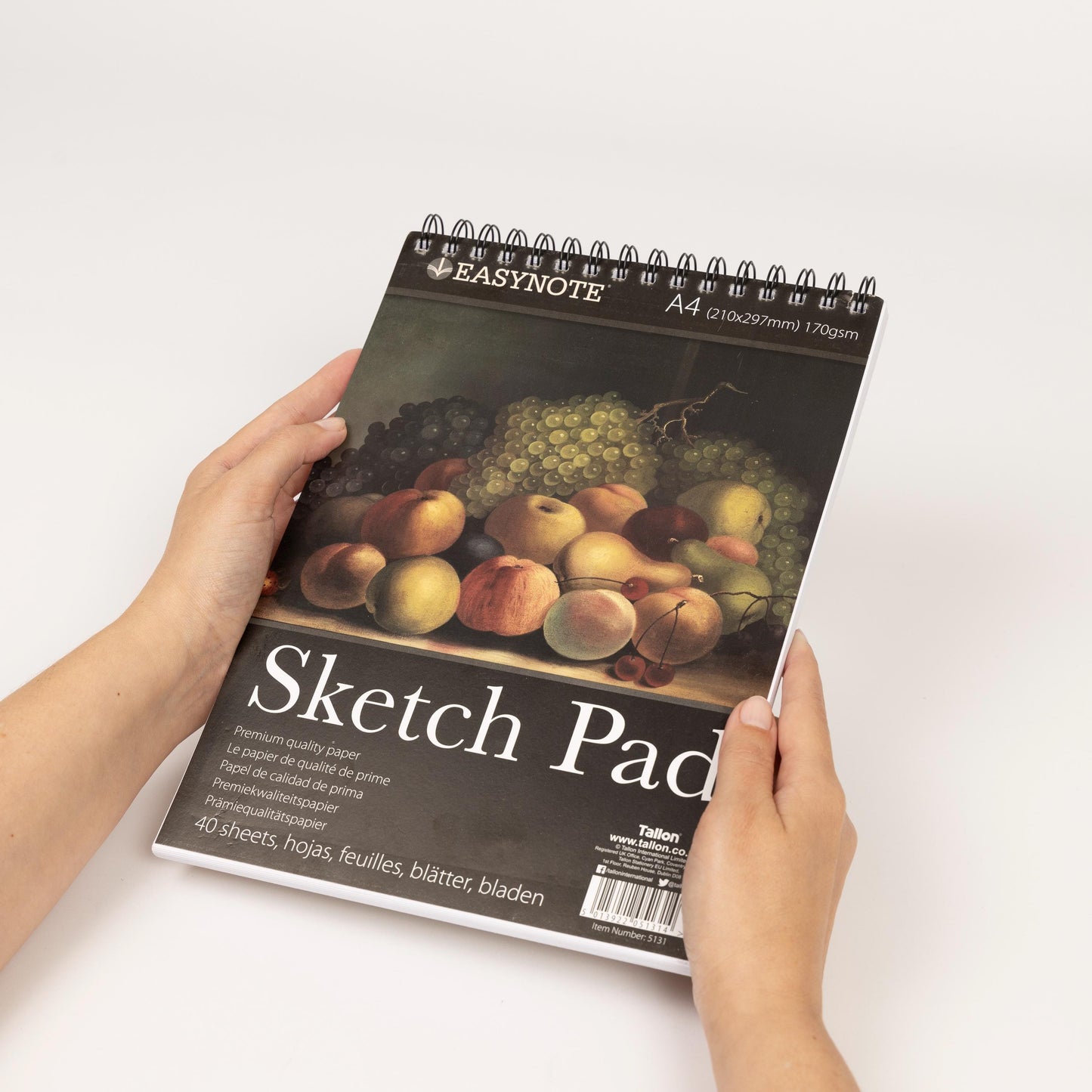 A4 Sketch Pad Spiral Book Premium White Paper Artist Sketching Drawing Art Craft