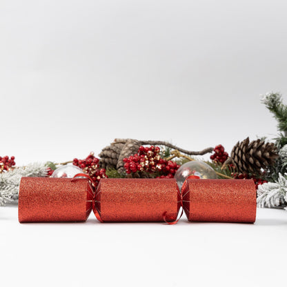 Make Your Own Christmas Cracker Kit – Baby Red Glitter – image 2