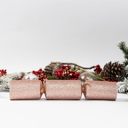 Make Your Own Christmas Cracker Kit – Rose Gold Glitter – image 2