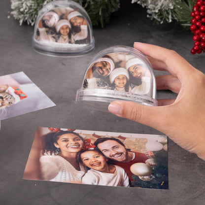 Christmas Photo Snow Globe Inserts – Double Sided – Pack of 6 – image 7
