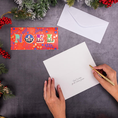 Slim Photo Christmas Cards – Noel & Joy – Box of 16 – image 6