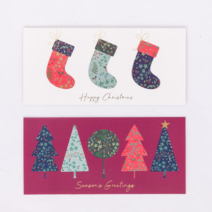 Slim Photo Christmas Cards – Santa & Snowman – Box of 16 – image 7