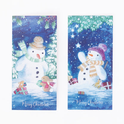Slim Photo Christmas Cards – Santa & Snowman – Box of 16 – image 4