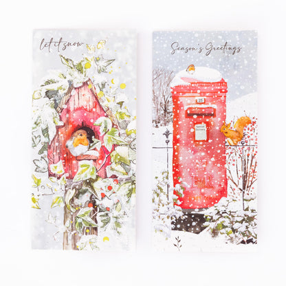 Slim Photo Christmas Cards – Santa & Snowman – Box of 16 – image 6
