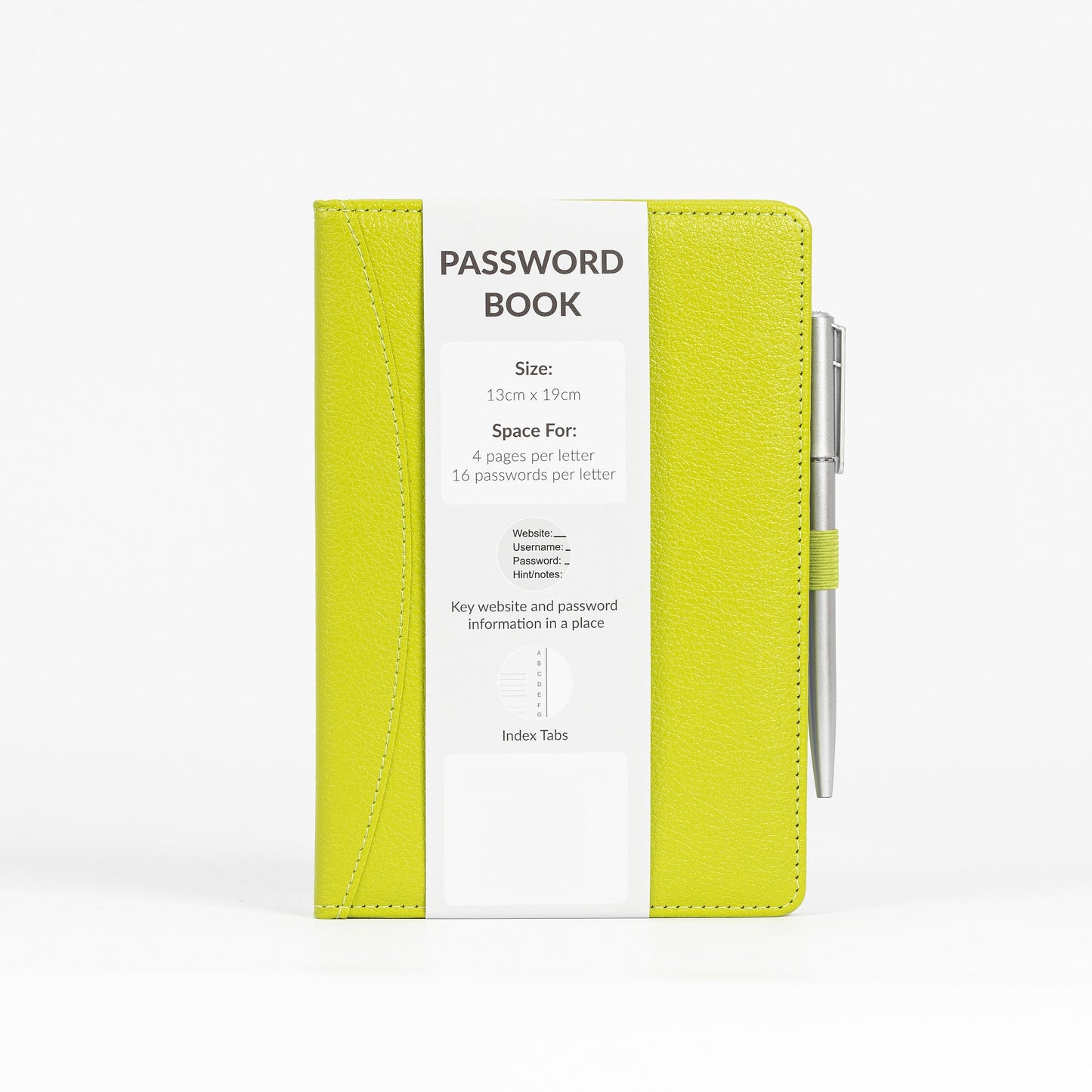 A-Z Password Book with Pen: Hardback Username & Website Organizer
