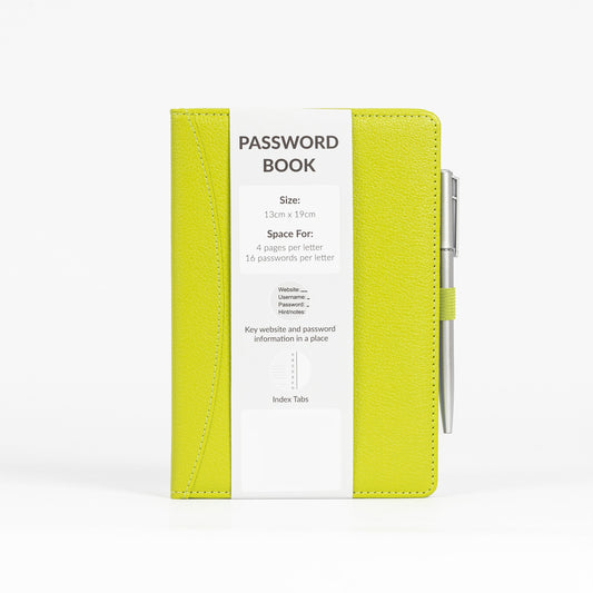 A-Z Password Book with Pen: Hardback Username & Website Organizer