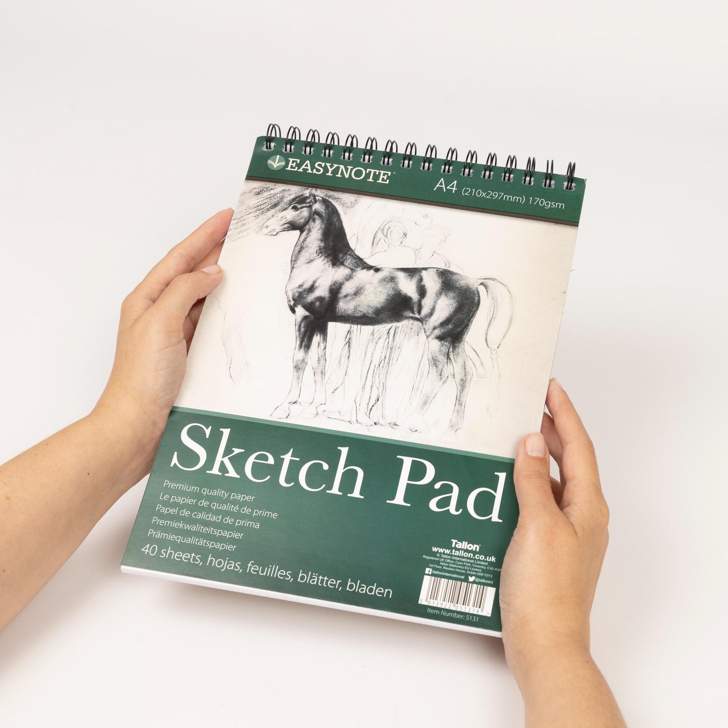 A4 Sketch Pad Spiral Book Premium White Paper Artist Sketching Drawing Art Craft