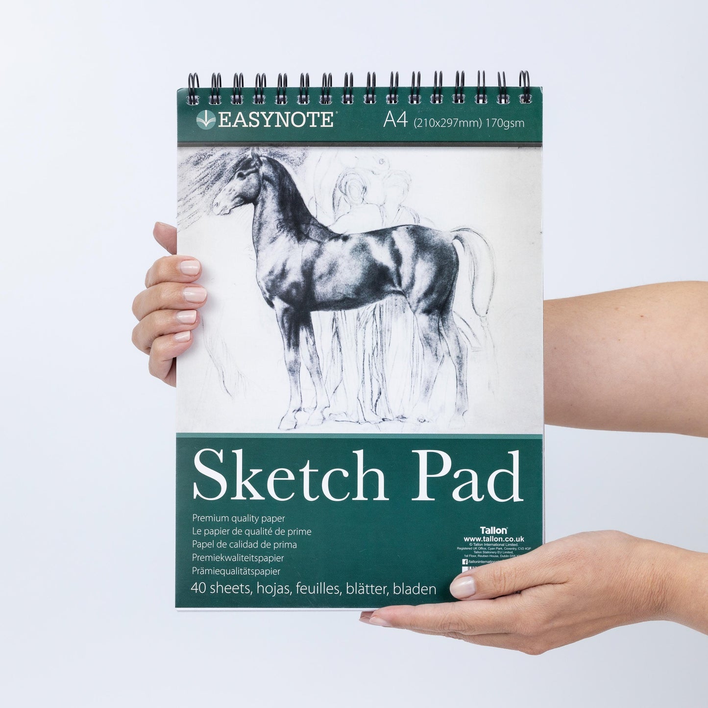 A4 Sketch Pad Spiral Book Premium White Paper Artist Sketching Drawing Art Craft