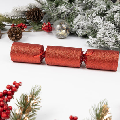 Make Your Own Christmas Cracker Kit – Baby Red Glitter – image 4
