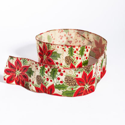 Christmas Cake Frill Ribbon – Traditional Wired Band – 1 Yard – image 7