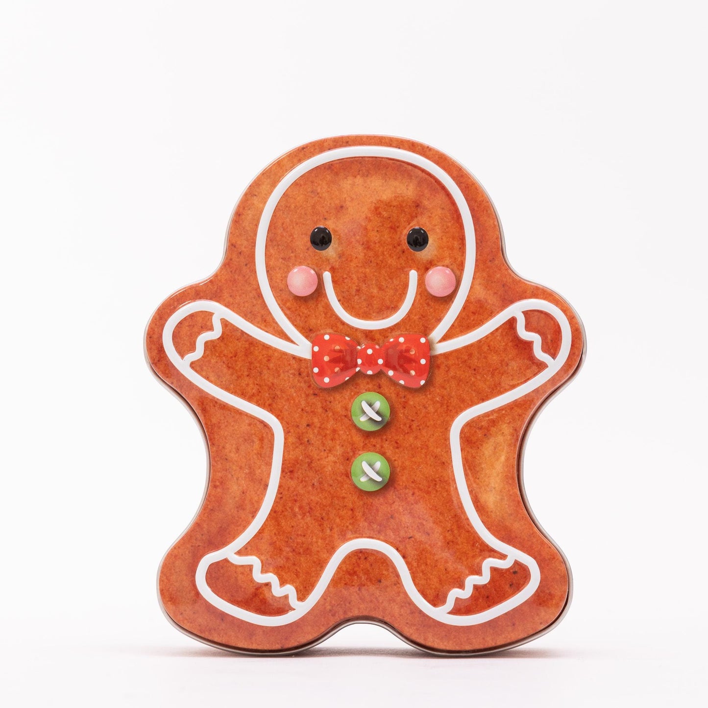Santa Shaped Christmas Tin Set: Festive Holiday Storage Tins