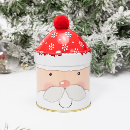 Round Christmas Biscuit Tins – Set of 4 – image 6