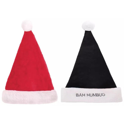 Deluxe Father Christmas Santa Hat – Traditional Red – image 5