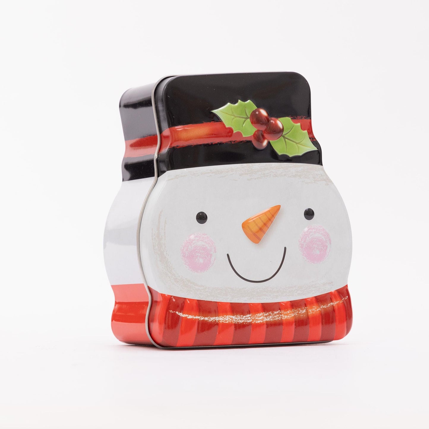 Santa Shaped Christmas Tin Set: Festive Holiday Storage Tins