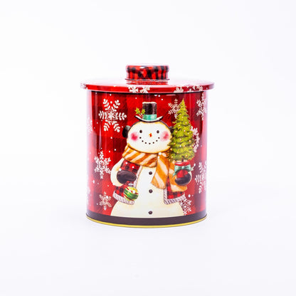 Snowman Christmas Biscuit Tins – Set of 2 – image 2