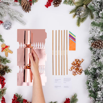 Make Your Own Christmas Crackers – Rose Gold Foil – image 6