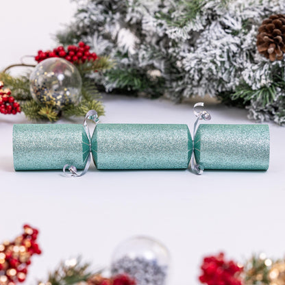Make Your Own Christmas Crackers – Mint Glitter – Pack of 6 – image 3