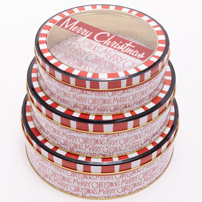Christmas Treat Tins – Set of 3 – image 2