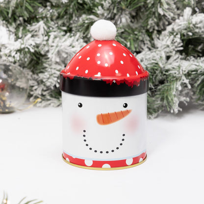Round Christmas Biscuit Tins – Set of 4 – image 7