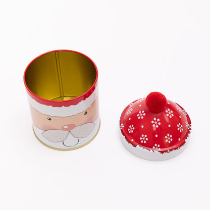 Round Christmas Biscuit Tins – Set of 4 – image 9