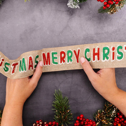 Christmas Cake Frill Ribbon – Merry Christmas – 1 Yard – image 6