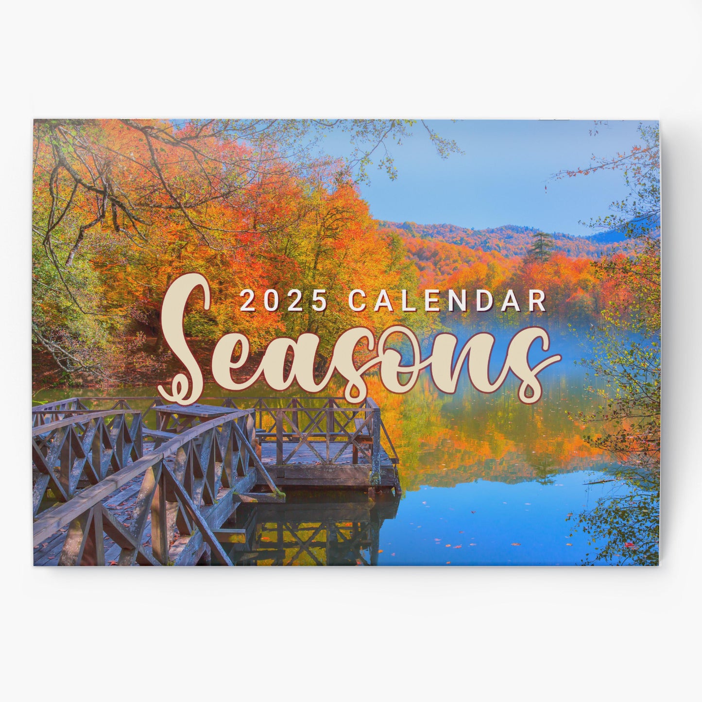 2025 Calendar Seasons Wall Monthly Planner Family Home Organiser 12 Months Seasons