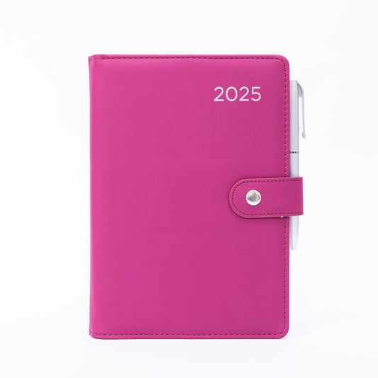 2025 A5 Week to View Diary Premium Organiser with Pen A-Z Address Index Book