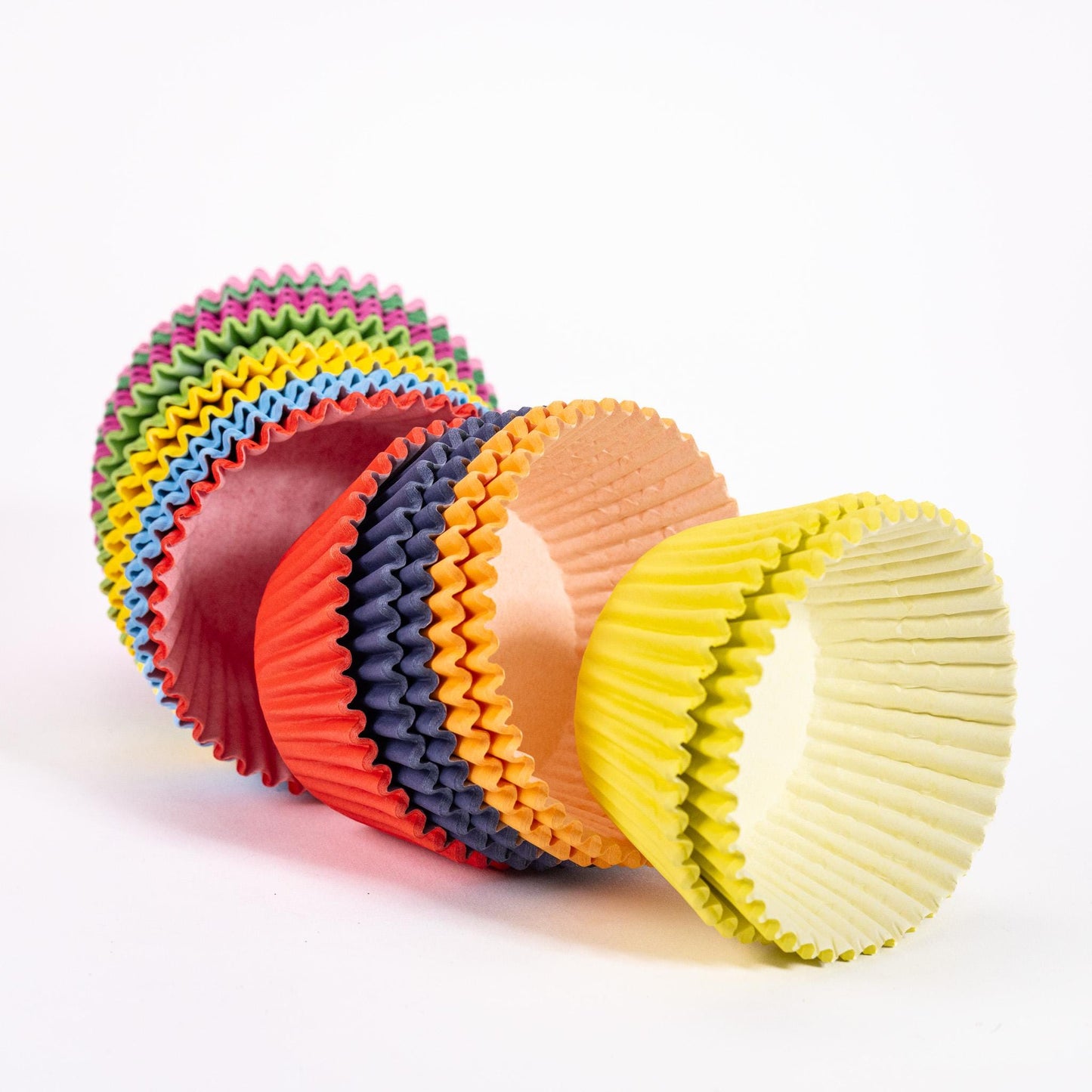 400 Mixed Colours Cupcake Cases Baking Muffin Cake Standard Size Bulk Pack