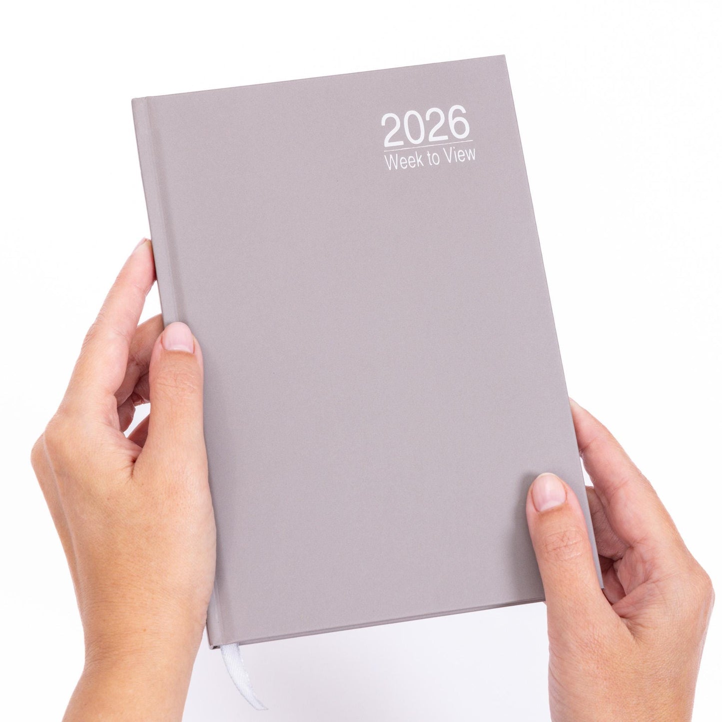 2026 A5 Week To View Diary Full Year Planner Organiser Hardback Cover With Times