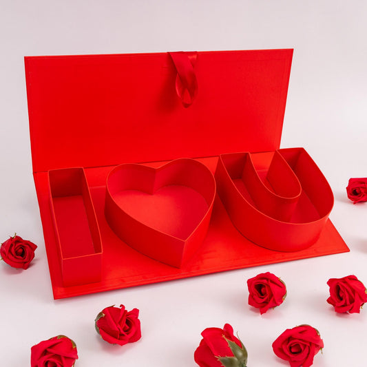 gift for her DIY Gift Set Box Luxury Hamper Present with roses soap