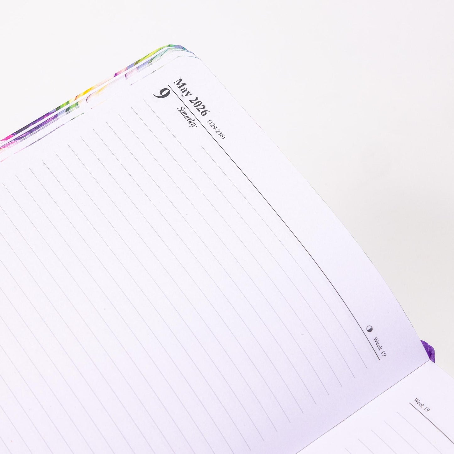 2026 Diary A5 Page a day  Full Year Office Year Planner Hardback Diaries bird flower diary