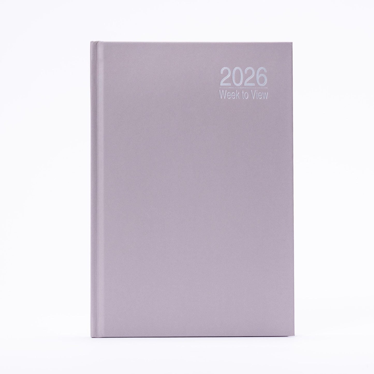 2026 Diary A5 Week to view Full Year Office Year Planner Hardback Diaries grey