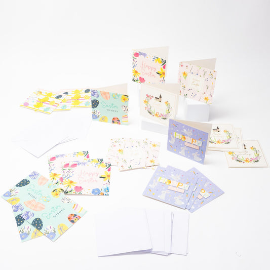Easter Cards: Bumper Pack of 24 Mixed Designs