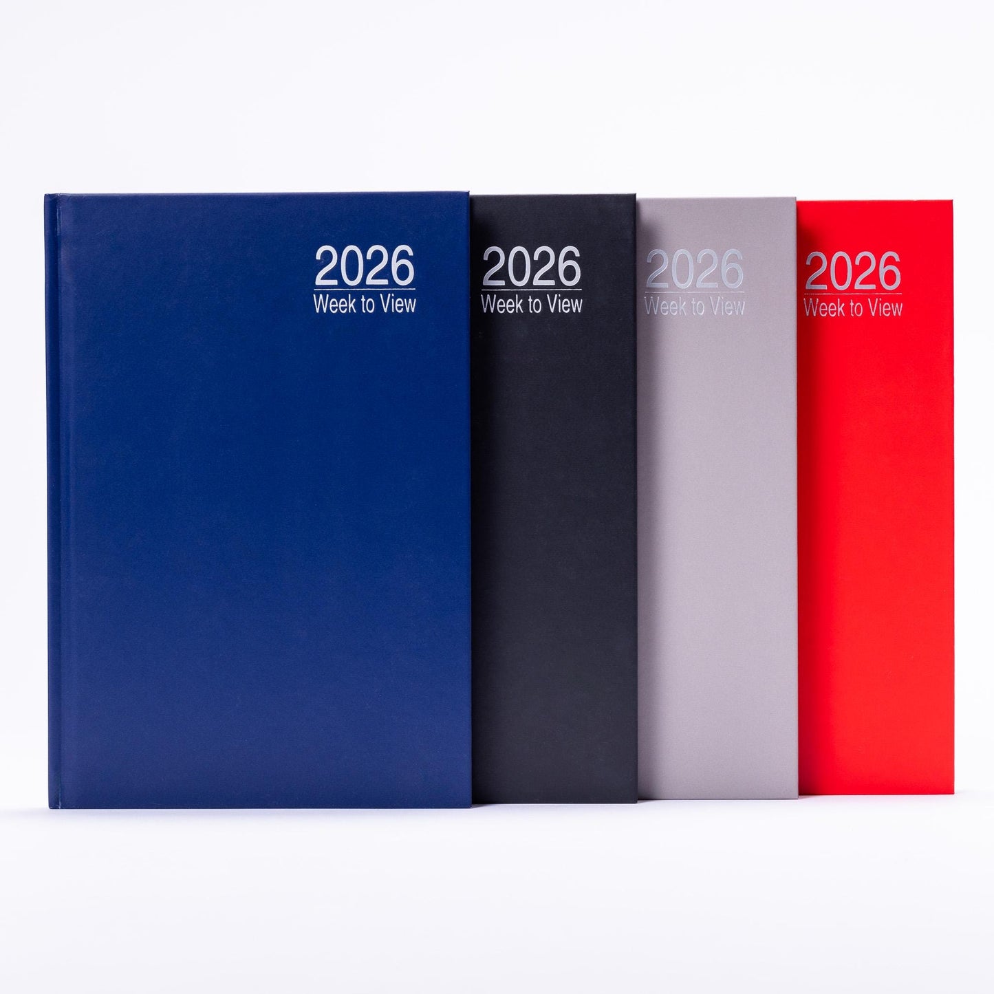 2026 A5 Week To View Diary Full Year Planner Organiser Hardback Cover With Times