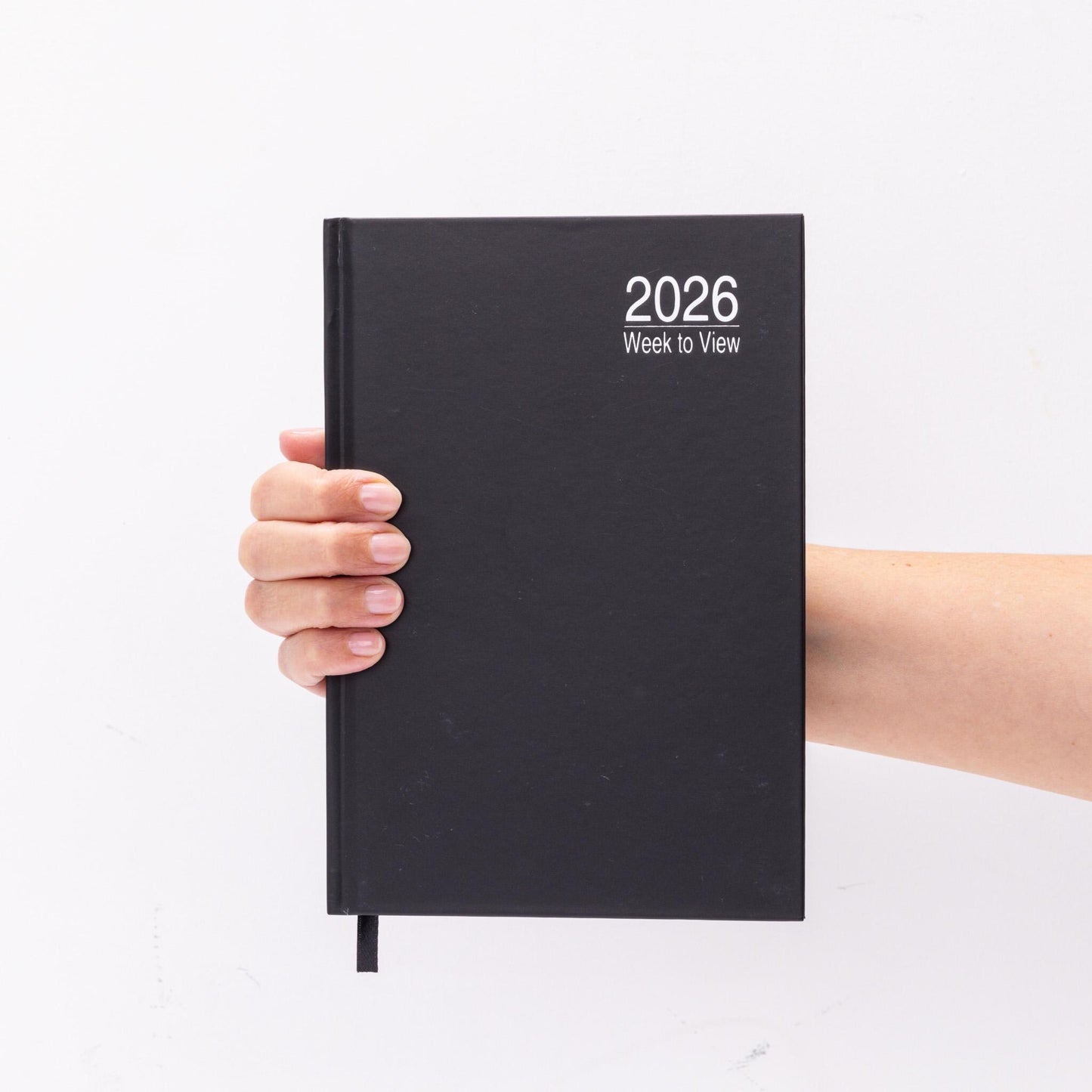 2026 A5 Week To View Diary Full Year Planner Organiser Hardback Cover With Times