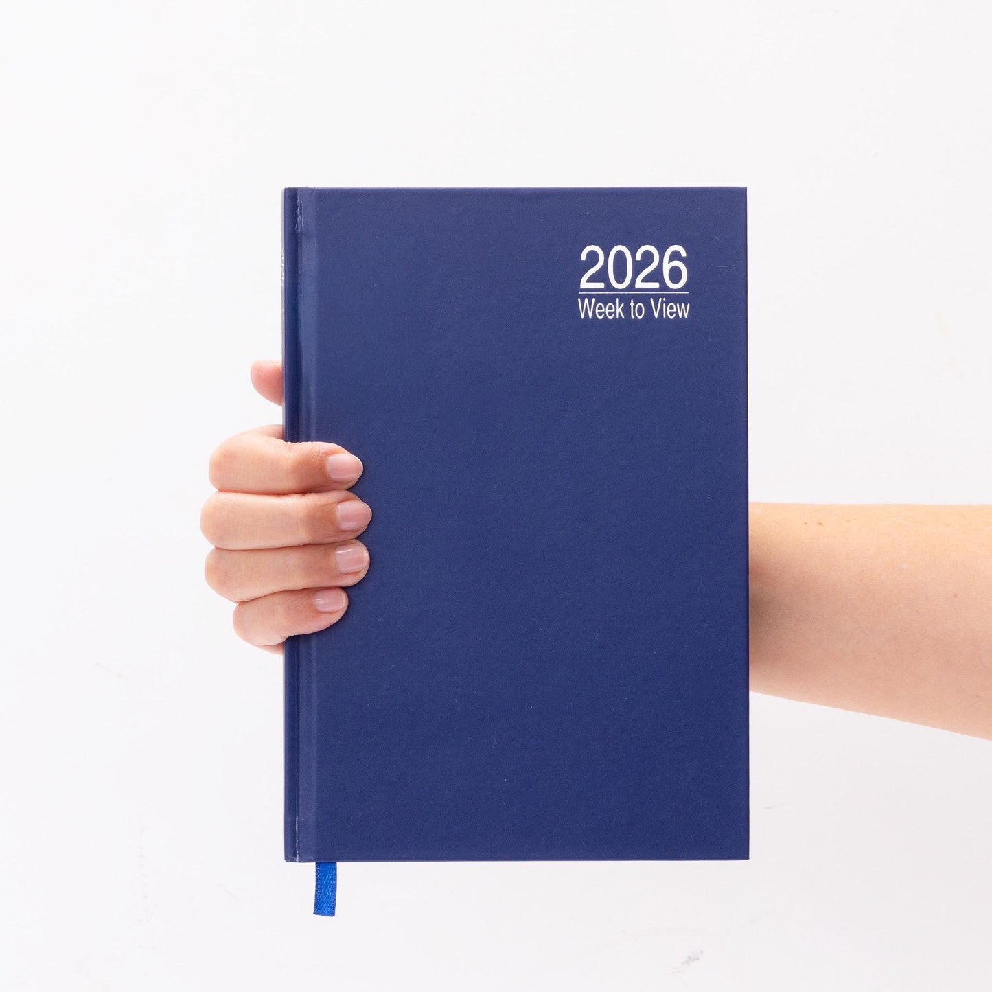 2026 A5 Week To View Diary Full Year Planner Organiser Hardback Cover With Times