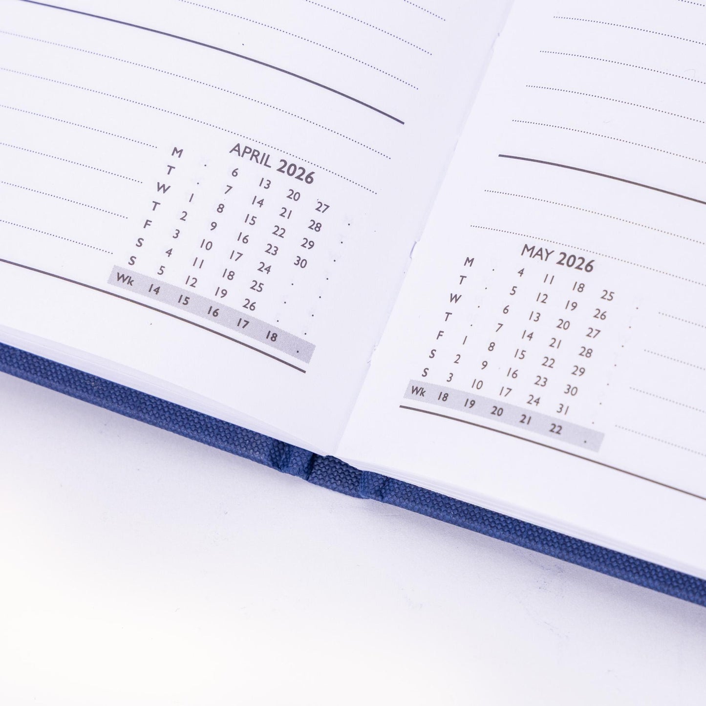 2025-2026 Academic A5 Week to view Diary School Office Year Hardback 18 Month