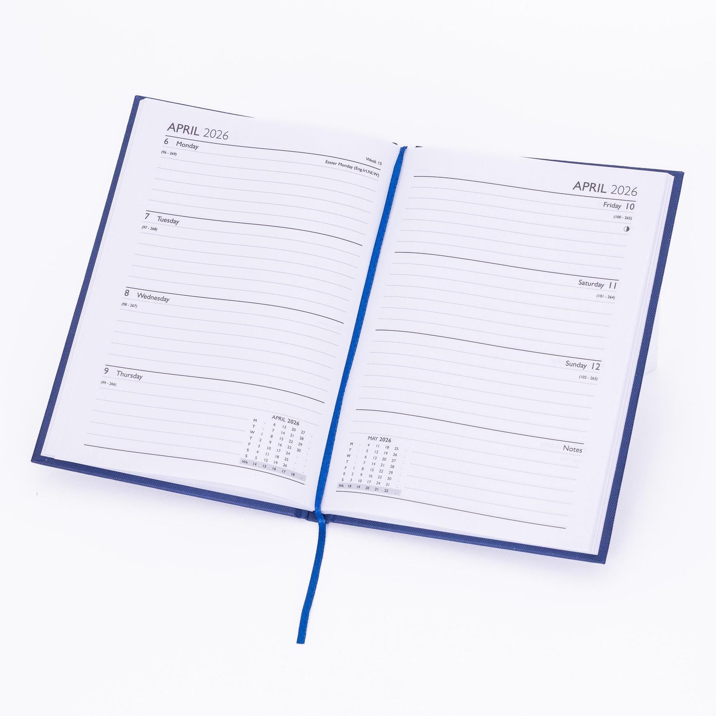 2025-2026 Academic A5 Week to view Diary School Office Year Hardback 18 Month