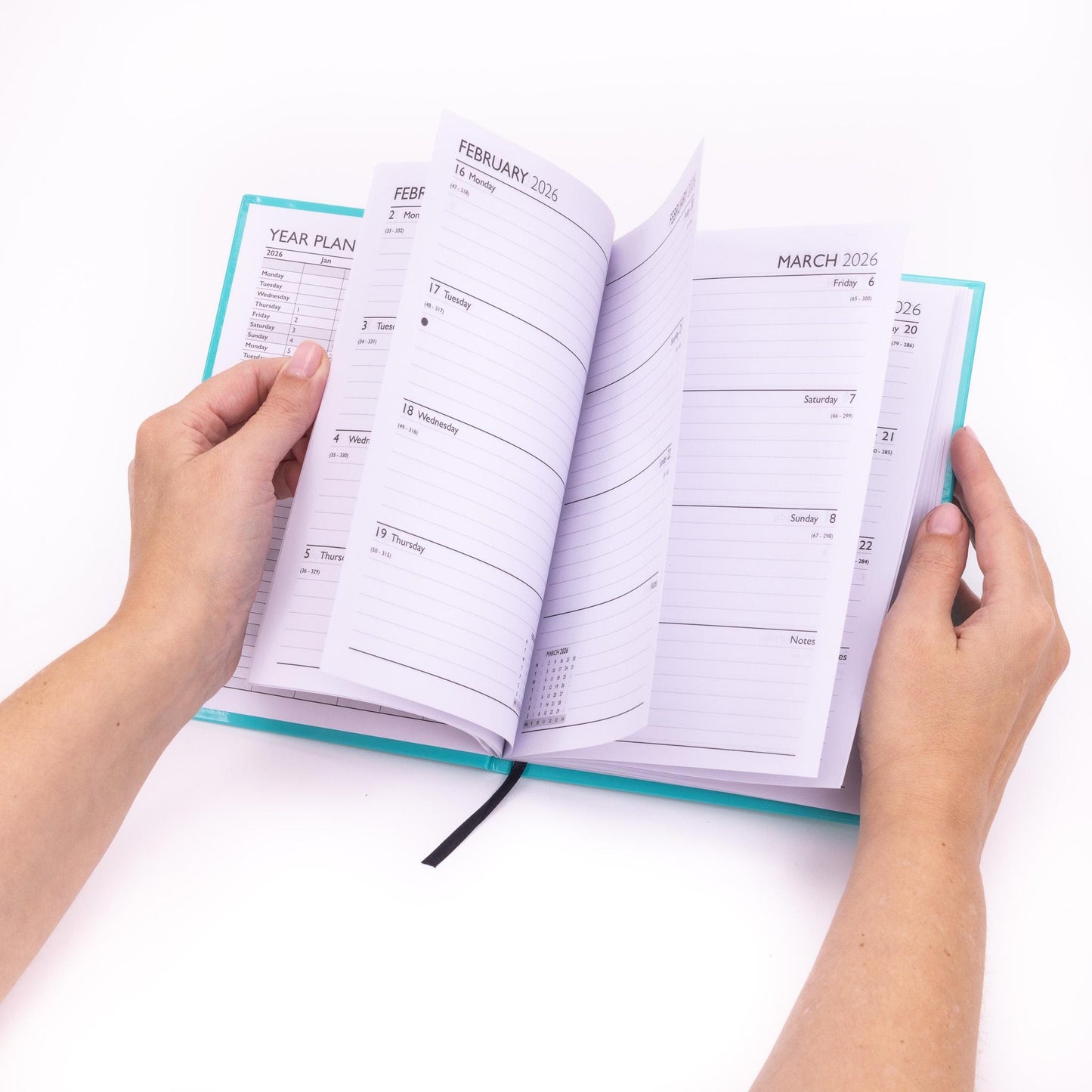 2026 Diary A5 Week to View 2026 Diaries Full Year Organiser Calendar Planner
