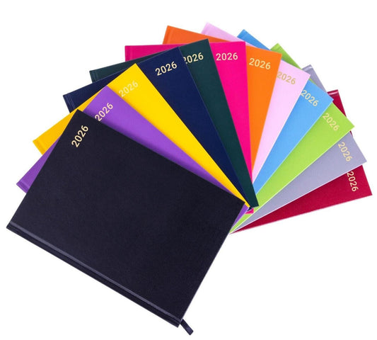 2026 Diary A4 Week To View Full Year Planner Desk Office Calendar Hardback