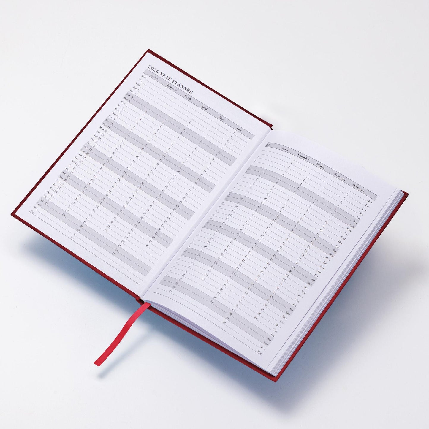 2026 Diary A4 Week To View Full Year Planner Desk Office Calendar Hardback