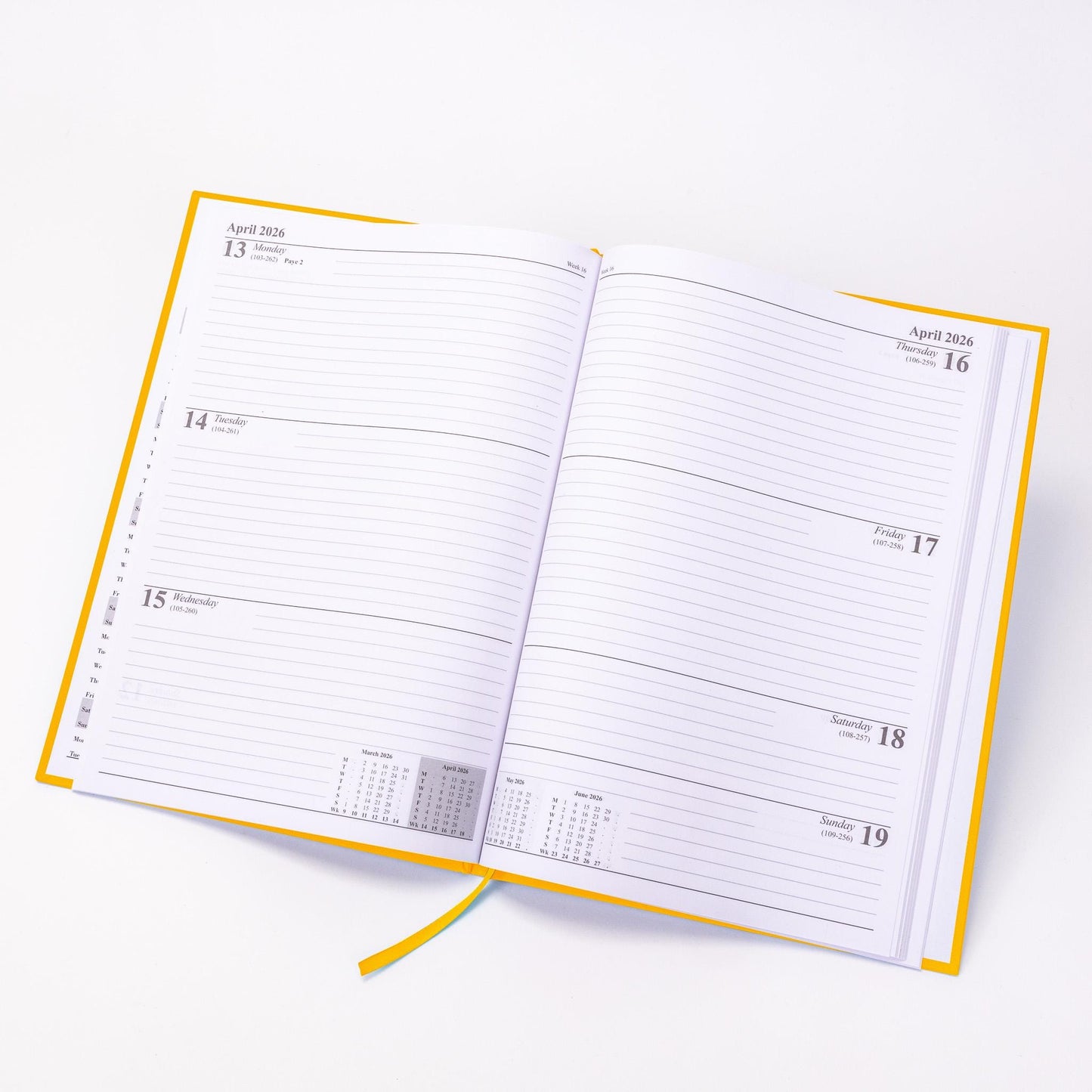 2026 Diary A4 Week To View Full Year Planner Desk Office Calendar Hardback