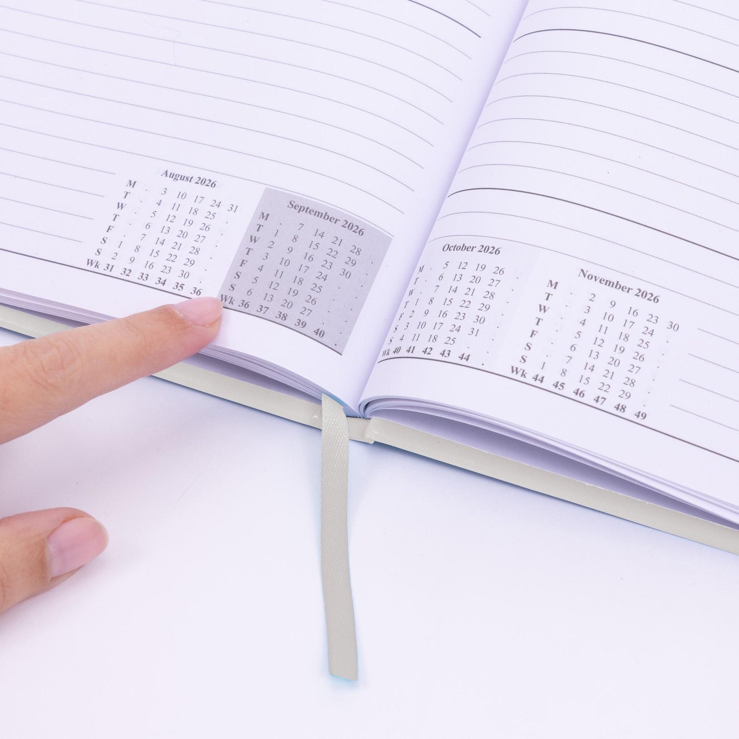 2026 Diary A5 Week To View Full Year Planner Desk Office Diaries Hardback