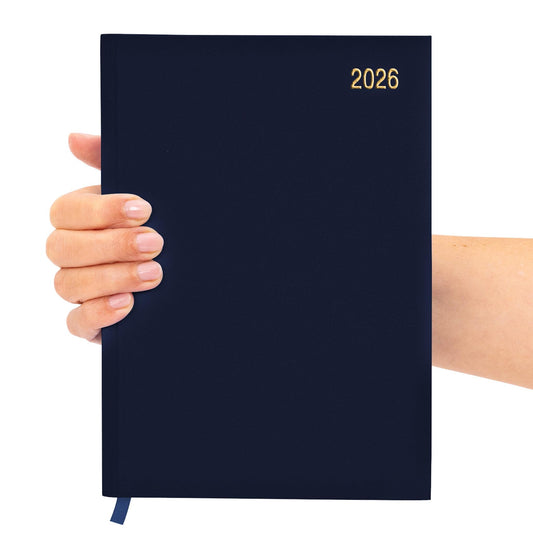 2026 Diary A5 Week To View Full Year Planner Desk Office Diaries Hardback