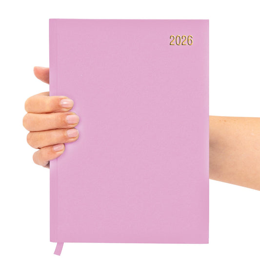 2026 Diary A5 Week To View Full Year Planner Desk Office Diaries Hardback