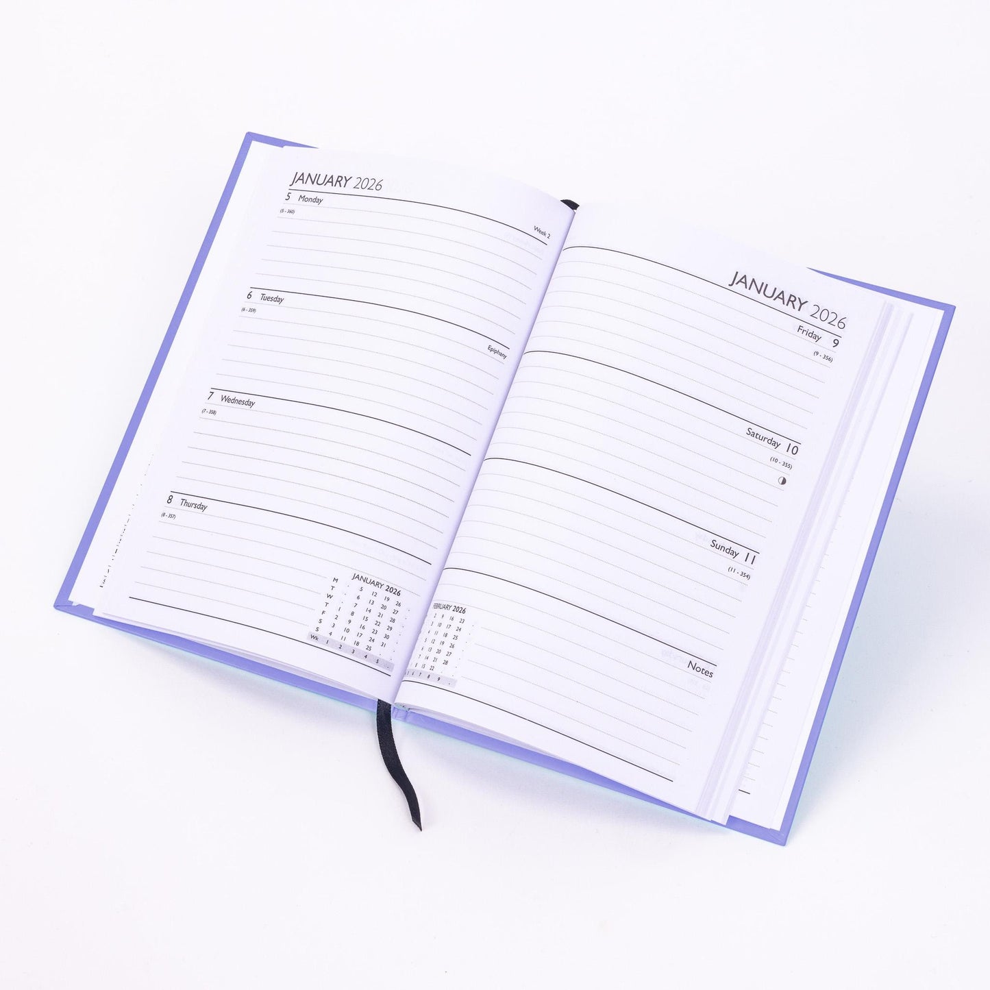 Academic 2025 2026 A5 Week to view Diary School Office Mid Year Teacher Hardback